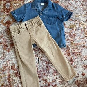 Zara outfit pants and shirt
